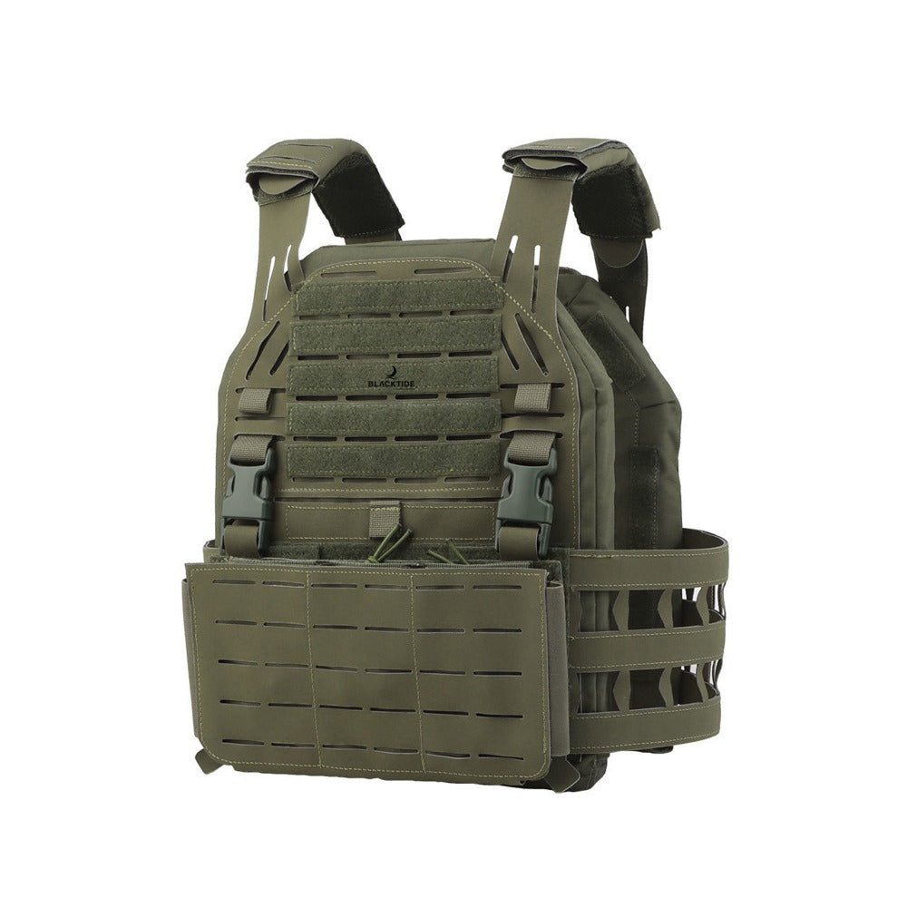 Green Camo Plate Carrier - Blacktide Concepts Tactical Gear