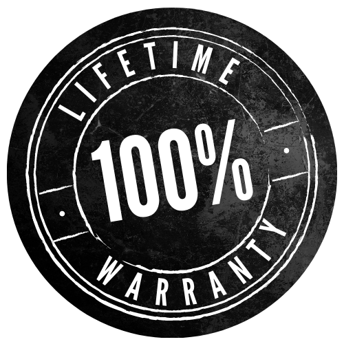 Lifetime Warranty Logo - Blacktide Concepts Tactical Gear