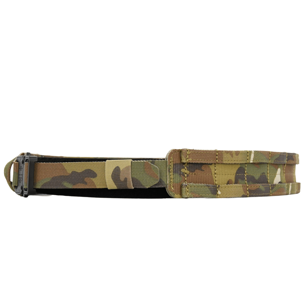 Tactical Belt with side view of belt - Blacktide Concepts Tactical Gear